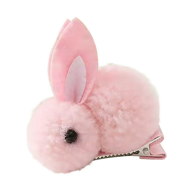 pstuiky Pinzas para el pelo de Pascua, diademas de Pascua, horquillas, accesorios para el pelo con forma de coleta para niñas