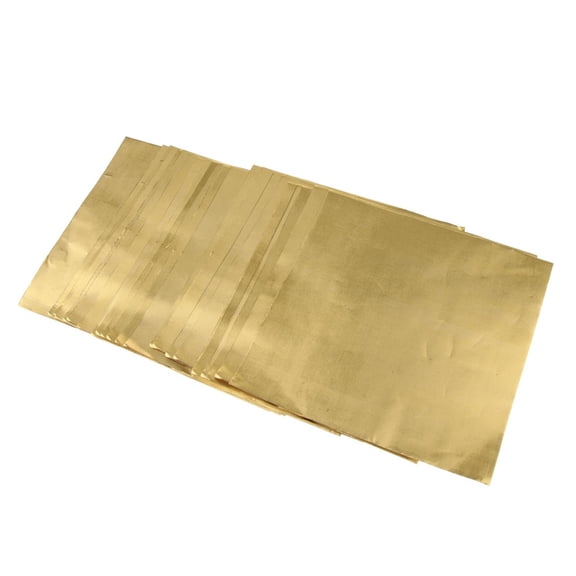 100pcs Aluminum Foil Chocolate Candy Wrapper 16x16cm Gold