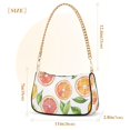 thumbnail image 3 of FORMRS Womens Shoulder Bag with Chain Strap Clutch Purse Cute Tote Handbag, Candy Orange, 3 of 7