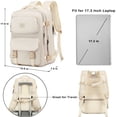 thumbnail image 4 of Mochila de viaje para portátil LXYGD, resistente al agua, portátil de 17 pulgadas, 4 of 6