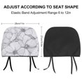 HANSHB Car Seat Headrest Covers, Universal Car Seat Head Rest Protector