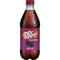 Dr Pepper Blackberry Soda Pop, 20 fl oz, Bottle