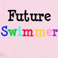 thumbnail image 2 of CafePress - Future Swimmer Infant Bodysuit - Baby Light Bodysuit, Size Newborn - 24 Months, 2 of 4