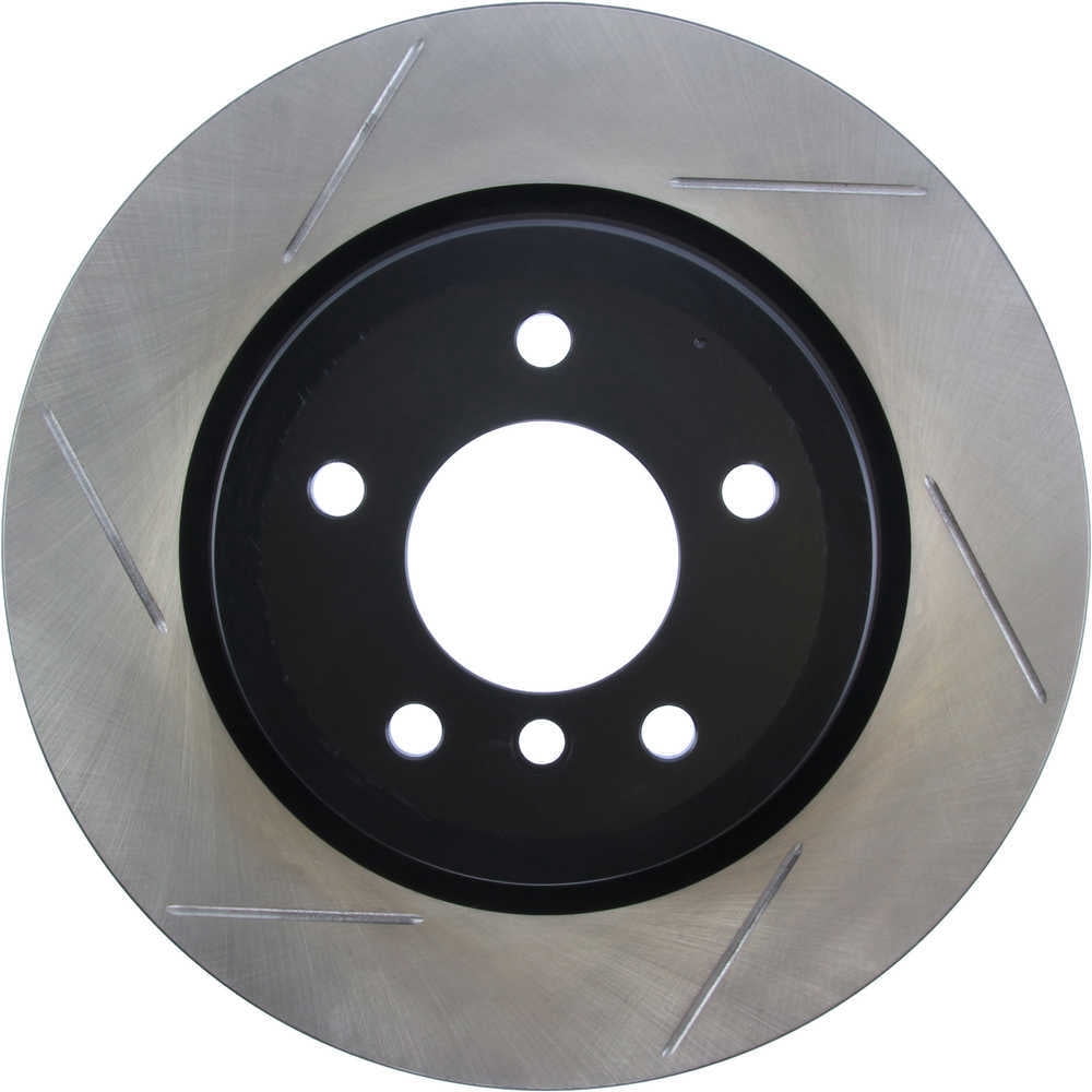 StopTech Power Slot 06 BMW 330 Series / 07-09 335 Series Rear Right Slotted Rotor Fits select: 2013-2014 BMW X1, 2015 BMW X1 XDRIVE35I