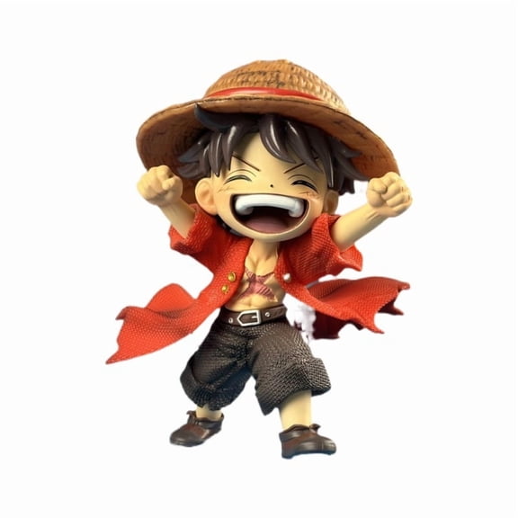 Luffy Walking on Water Laughing Childhood Luffy GK Anime Model
