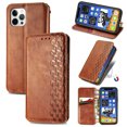 thumbnail image 1 of Case for iPhone 11 Pro Max Flip Cover Wallet Flip Cover Magnetic Protective - Marron, 1 of 5