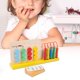 thumbnail image 4 of Slide Puzzle Juguetes de madera Marco Desarrollo Juguete Rompecabezas 5 Filas Marco de madera Montessori Preescolar Niños Niñas Niños perfke Juego de correspondencias, 4 of 9