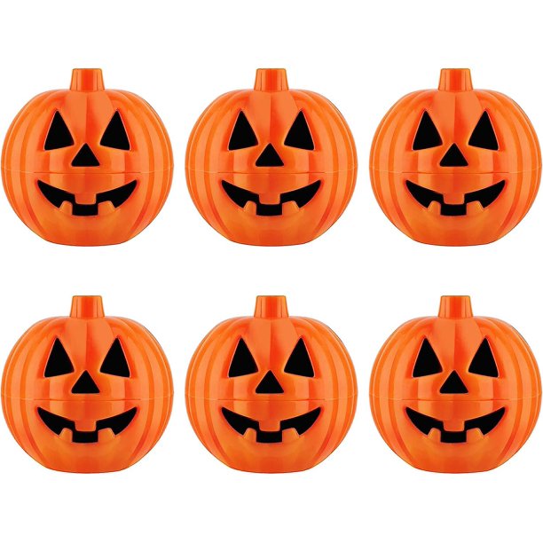 6 Decoración De Calabazas Decoración De Halloween Decoración De Otoño Pequeño Mini (aprox. 6 Cm)