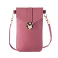 thumbnail image 1 of CAROOTU Touchable Mobile Phone Bag Multifunctional PU Wallet Cross Body Handbag with Detachable Strap for, 1 of 7