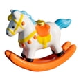 thumbnail image 1 of Figura de caballo en miniatura Escultura animal Colección de regalo Adorno Fengshui para Naranja, 1 of 8