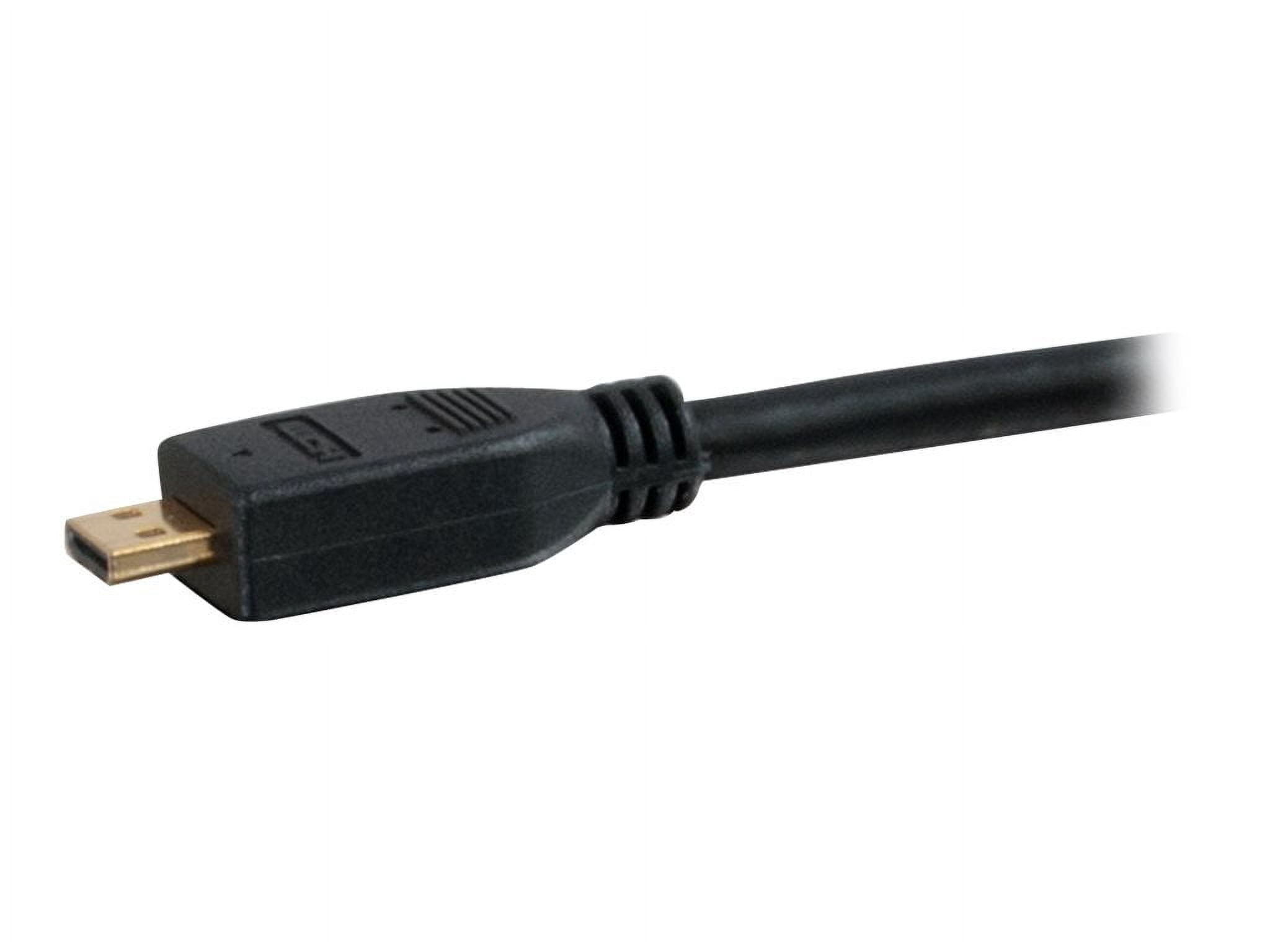 C2G 10ft High Speed HDMI to HDMI Micro Cable with Ethernet - HDMI with Ethernet cable - 10 ft