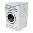 thumbnail image 1 of Laundry Room Container, Washing Machine Shape Detergent Container Transparent Open Blue Metal With Handle For Detergent Capsules For Storing, 1 of 8