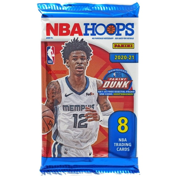 Panini NBA 2020-21 Hoops Basketball Trading Card Blaster Pack