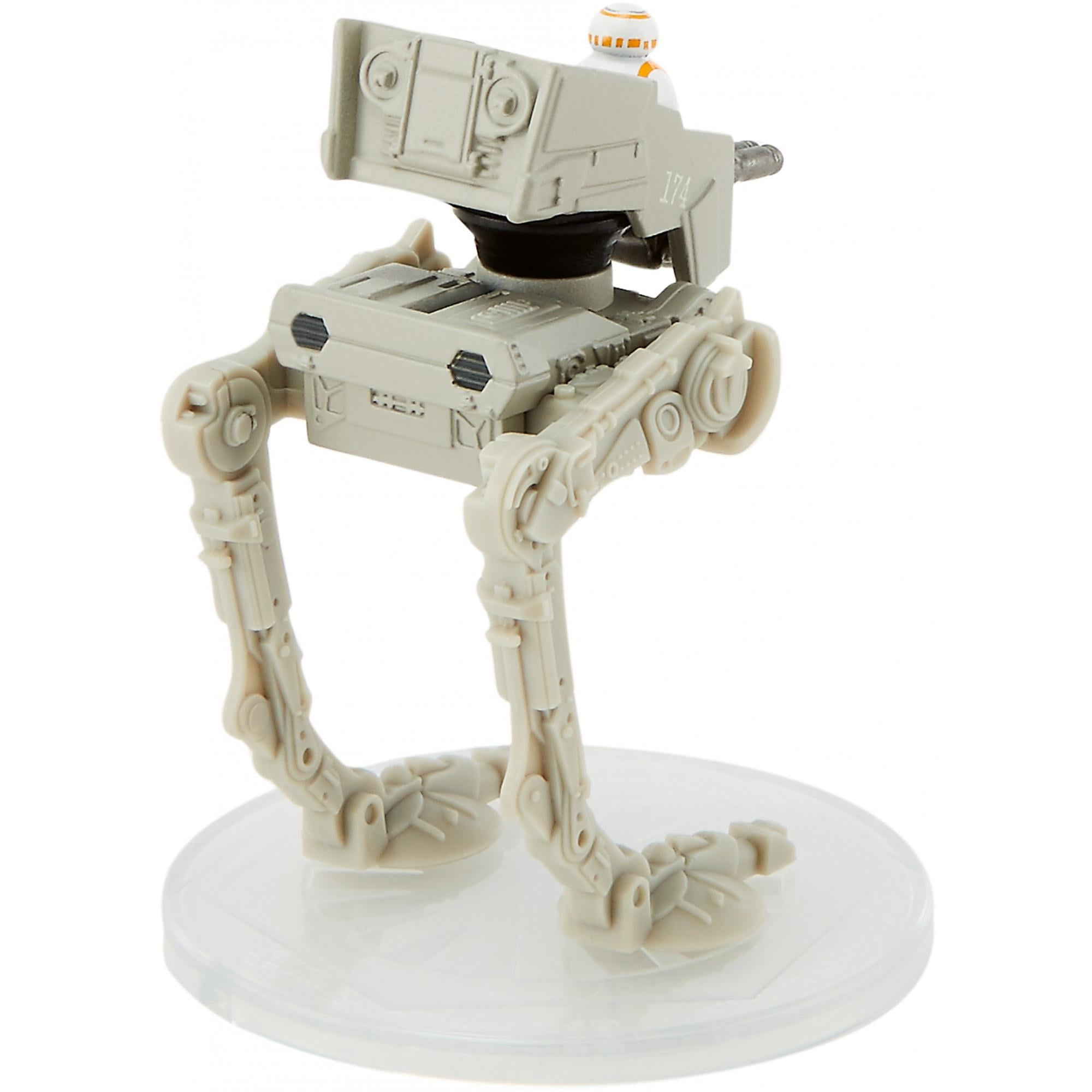 Hot Wheels Star Wars Starships First Order AT-ST Spaceship Vehicle Playset (2 Pieces)