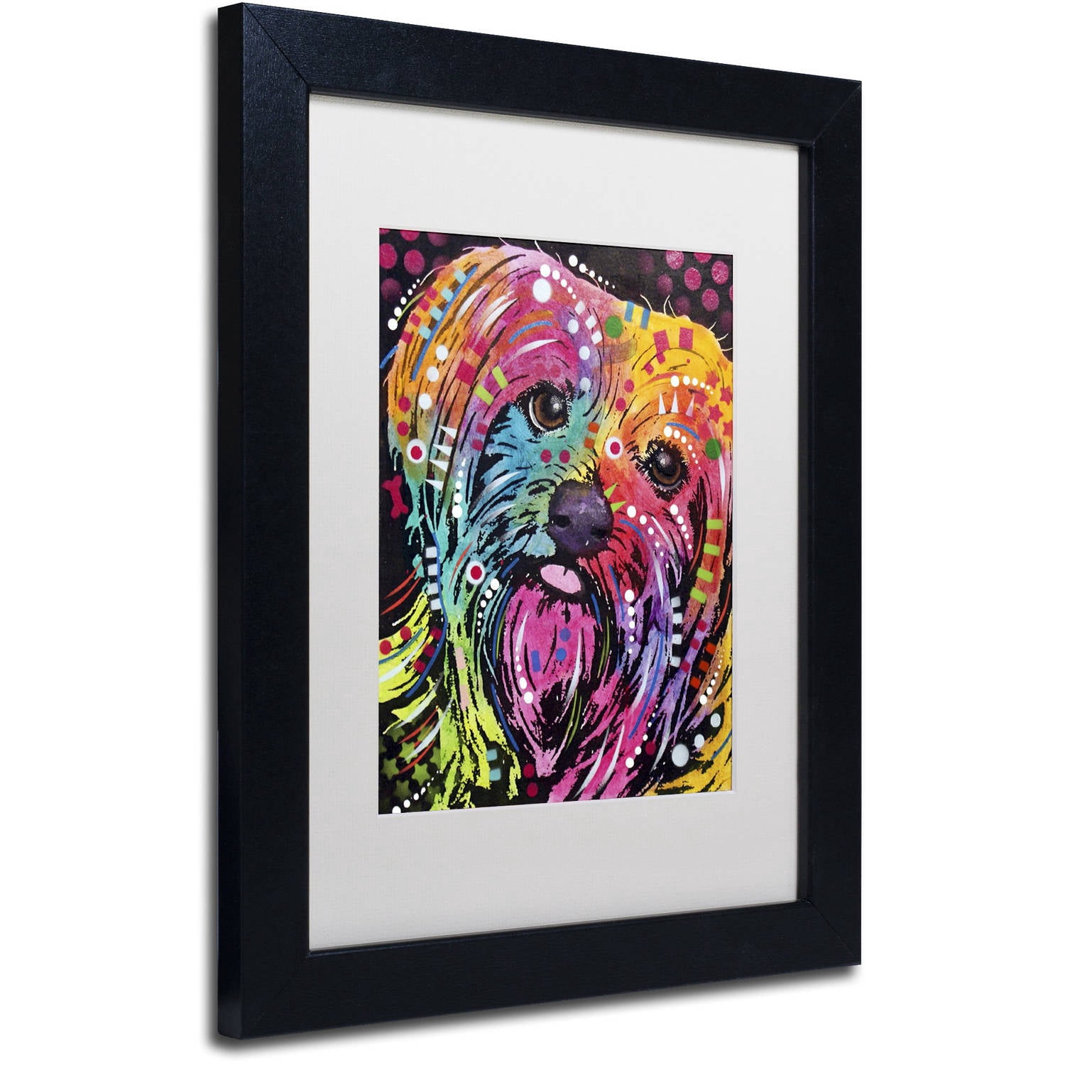Trademark Fine Art "York II" Canvas Art by Dean Russo, White Matte, Black Frame