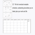 thumbnail image 6 of Large 3 Month Dry Erase Wall Calendar, Undated Reusable Planner with PET Laminate, Includes Circle Stickers for Home, Office, School Scheduling, 6 of 7