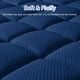 thumbnail image 2 of Funda de colchón MATBEBY Bedding acolchada, doble, azul marino, 2 of 6