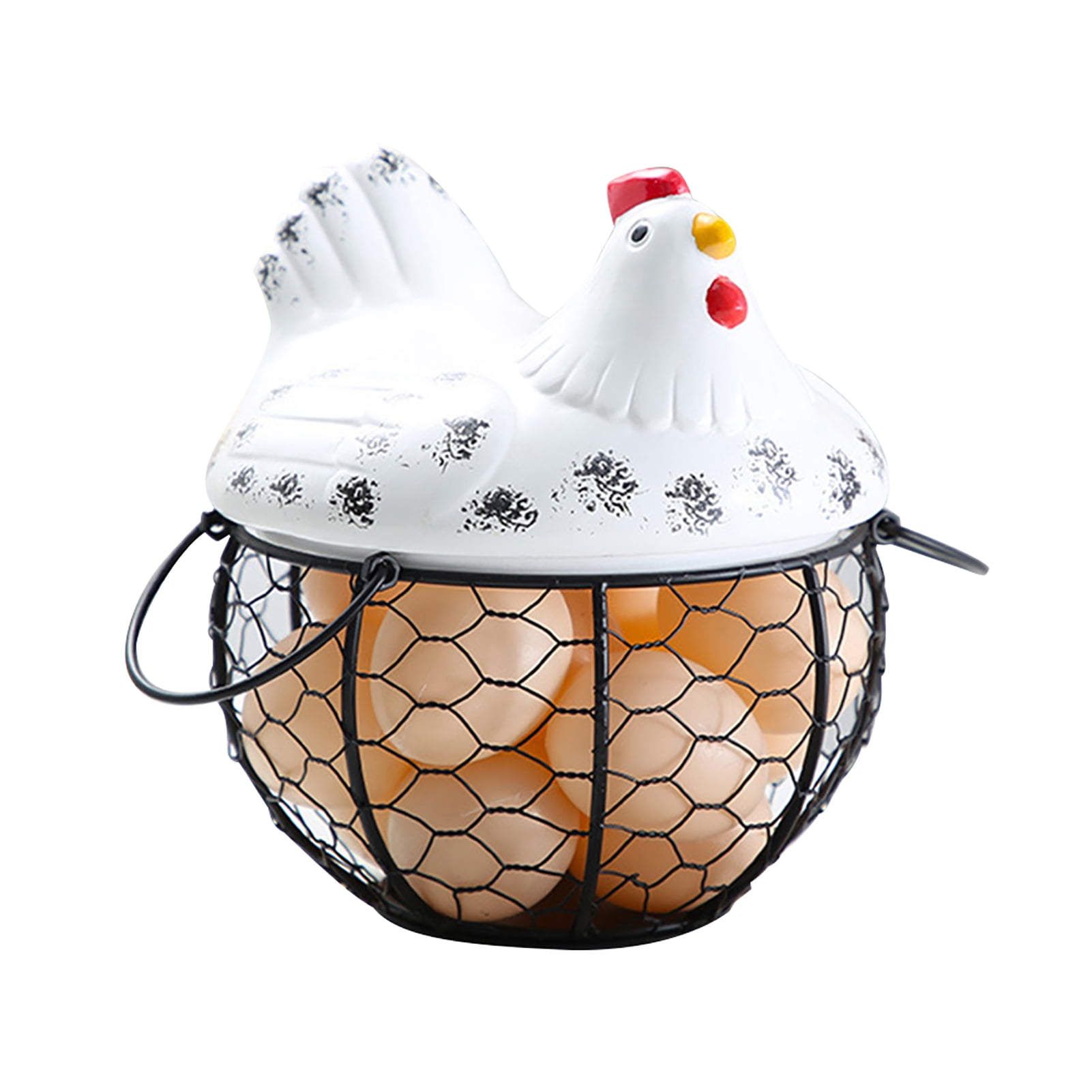 Egg Baskets Portable Hen Shaped Egg Storage Basket - Temu
