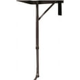 thumbnail image 3 of Ozark Trail Durable Steel and Aluminum Table and Stools, Open Dims 19.29"x 24.6", Brown, 3 of 9