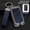 gun blue buckle, variant on For Jaguar A 5 buttons key case Case Remote Protection Cover Bag Shell Zinc alloy+leather Car Remote Key Case