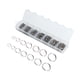 thumbnail image 1 of 770PCS DIY en caja Accesorios de joyería Anillo de conexión Anillo de acero inoxidable Anillo abierto Anillo cerrado, 1 of 5