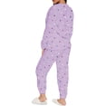 thumbnail image 3 of Conjunto de Pijama para Mujer Shendy Vendy Manga Larga Cuello Redondo con Estampado Transpirable, 3 of 4