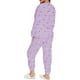 thumbnail image 3 of Conjunto de Pijama para Mujer Shendy Vendy Manga Larga Cuello Redondo con Estampado Transpirable, 3 of 4
