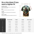 thumbnail image 5 of Yiaed Forest Meditating Gorilla Print Mens Casual Wrinkle Free Shirts Short Sleeve Button Down Summer Stretch Dress Shirt-X-Large, 5 of 5