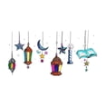 thumbnail image 3 of Adhesivos de pared con linternas colgantes de colores, estrellas y luna, 3 of 4