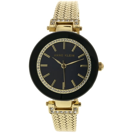 Anne Klein Women's AK-1906NVGB Blue Stainless-Steel Quartz Fashion Watch