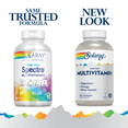 thumbnail image 2 of Solaray Spectro Multivitamin, w/ No Iron | Cal/Mag, Energizing Greens & Herbs w/ Digestive Enzymes | 42 Serv | 360 Caps, 2 of 5