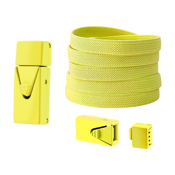 Elastic Shoelaces with Fasteners Clasps 8mmX100cm Shole Lace Sneakers Shoe Laces Replacement For Men Women Teen Kid