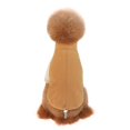 thumbnail image 4 of Jersey elástico de vellón polar para perro, suéter de cuello alto para invierno, perros, S-xxl,L, rosa gris Feliz Sencillez, 4 of 5