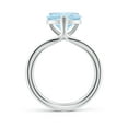 thumbnail image 2 of Angara Natural 2.52 Ct. Aquamarine Solitaire Ring in Sterling Silver for Women (Ring Size: 4.5), 2 of 9