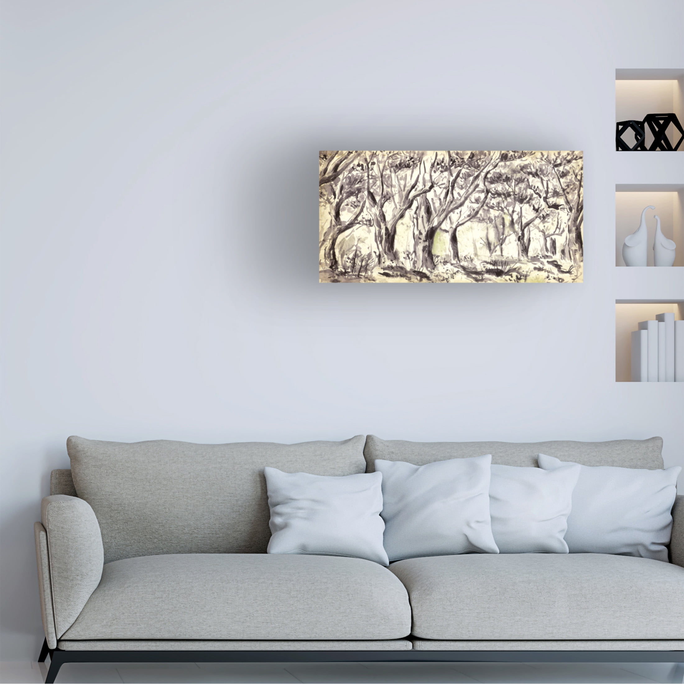 Trademark Fine Art Melissa Wang Withered Trees II Canvas Wall Art