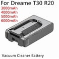 thumbnail image 2 of For Xiaomi 5000mAh Replacement Battery for Dreame T30 R20 Cordless Vacuum Cleaner Rechargeable Removable Cordless Extra Battery, 2 of 7
