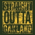 thumbnail image 5 of UGP Campus Apparel Straight Outta Oakland Basic Cotton T-Shirt - Small - Forest, 5 of 6