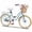 Green, variant on Dolonm 20" Kids Bike for Ages 7-10, Lightweight High-Carbon Steel Frame Cruiser Bike, Girls Bicycle with Wicker Basket & Rear Seat, No Training Wheels, Pink