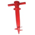 thumbnail image 4 of de pesca Soporte para sombrilla con punta Ancla Verano Práctico Inserto duradero Enchufe Soporte para sombrilla para Parque Césped Rojo, 4 of 8