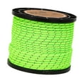 thumbnail image 1 of Cordón reflectante para tienda de campaña, cuerda reflectante para tienda, línea de remolque sólida, cuerda ligera para campamento, 50M, 4mm verde brillante, 1 of 8