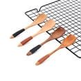 thumbnail image 2 of MasteelfCA 4pcs Solid Wood Children Soup Spoon Mini Honey Spoon Seasoning Spoon Handmade Short Handle Sugar Spoon (Assorted Color), 2 of 7