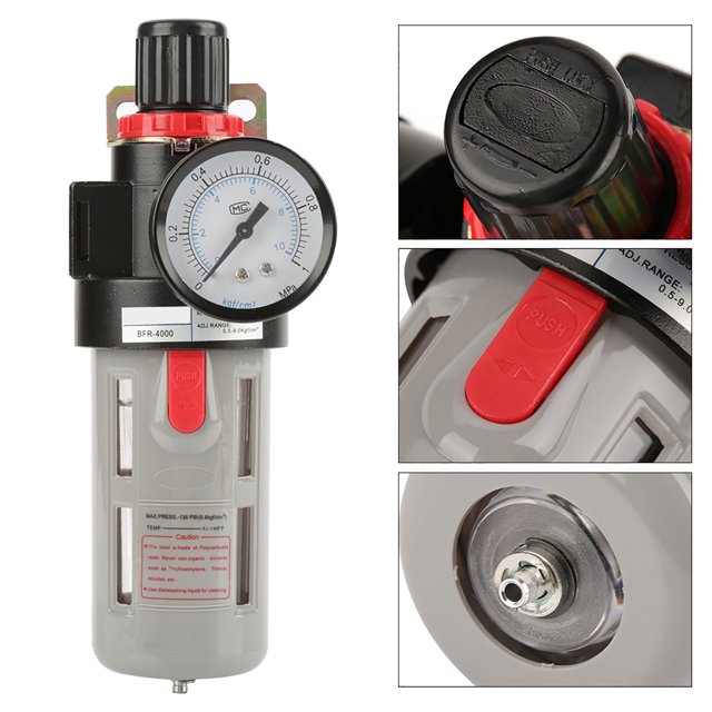 Filtros Reguladores de Presión Diseño Razonable G1/2 Filtro de Aire Regulador Estructura Compacta para Gas ANGGREK Otros