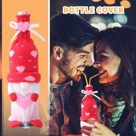 

ãTOTOã Bottle Covers Valentine S Day Couple Doll Adolph Bottle Set Bottle Jacket