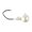 Pearl, variant on YUM Forward Facing Sonar Jig 3/16 oz Fishing Lure