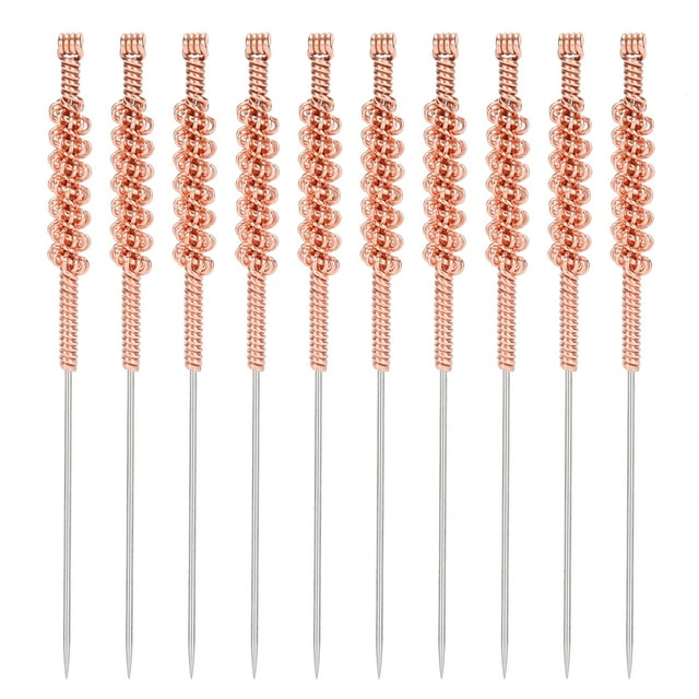Agujas de acupuntura reutilizables Sincero juego de 10 cuerpo metálico 0,60 x 25 mm