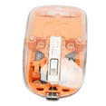 thumbnail image 1 of Souris Transparente Claire, 3 Modes, Batterie Rechargeable, Clic Silencieux, Roue en Métal, 4 DPI Réglables, Design Ergonomique, Compatible avec IOS, 1 of 8