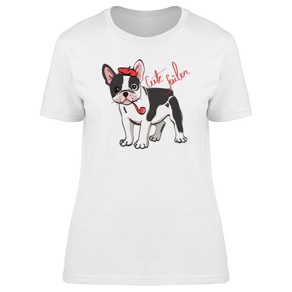 Cool Classy French Bulldog Tee Women's -Image by Shutterstock