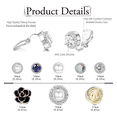 thumbnail image 4 of 16 Pzs Aretes Falso Piercing Aretes Oreja De Clip Para Mujer, 4 of 4