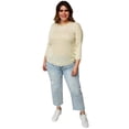 thumbnail image 4 of Blusa juvenil tejida Roman Fashion modelo 2842 beige talla extra, 4 of 5