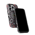 thumbnail image 5 of DesignSkinz Scratch-Resistant Hard Slim Case Compatible with iPhone 11 Pro Max (Compatible with MagSafe) - Mirrored Coral and Colored Vector Aztec Pattern, 5 of 9